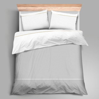 Pościel Miss Lucy Gold Collection satyna 220 x 200 cm i 2 x 70 x 80 cm shine