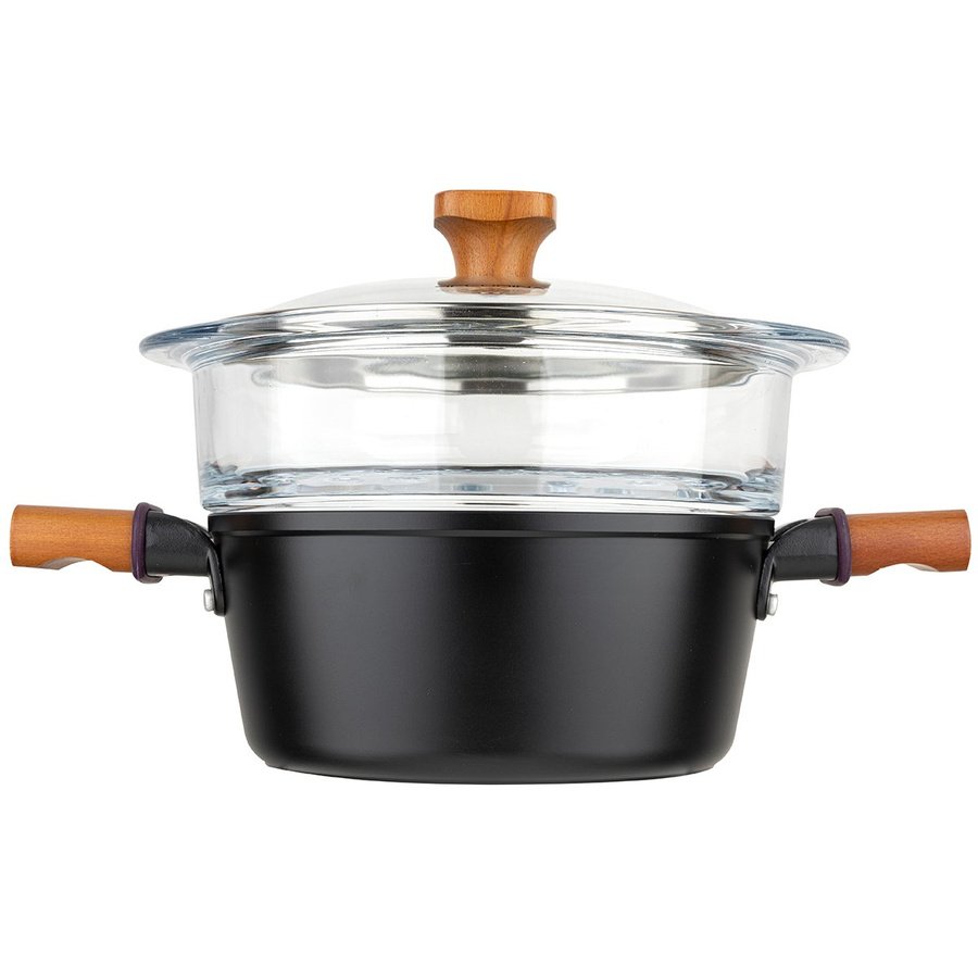 Garnek aluminiowy do gotowania na parze z powłoką nieprzywierającą Florina Natura Line 20 cm 2,2 l