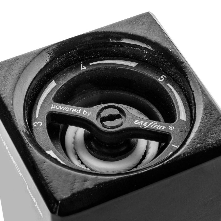 Młynek kubistyczny Florina czarny 18 cm