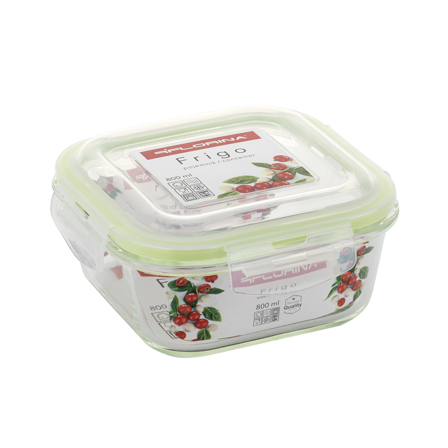 Pojemnik do żywności Florina Frigo szklany 800 ml kwadratowy
