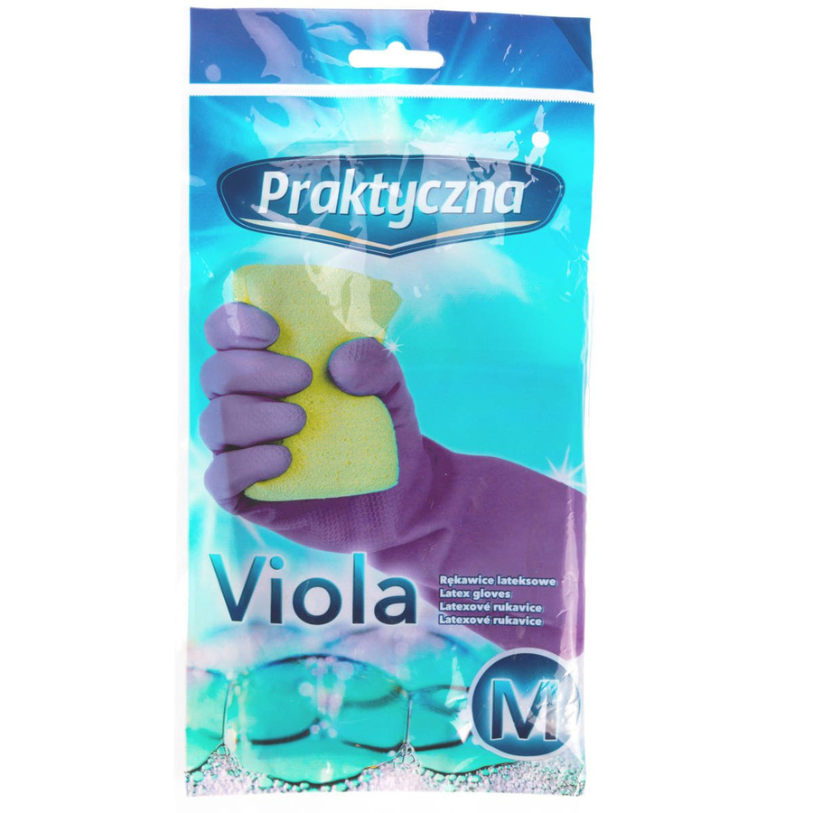 Rękawice lateksowe Viola - Praktyczna - M