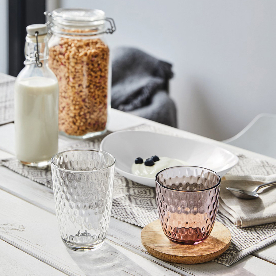 Komplet szklanek Bormioli Rocco Slota Lilac Rose 290 ml 6 sztuk