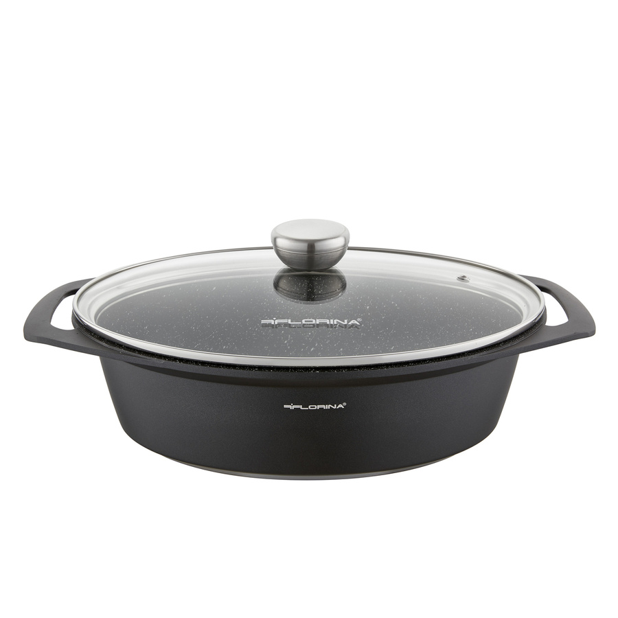 Brytfanna aluminiowa Florina Chef owalna 33,5 x 25 x 9,7 cm 3,8 l