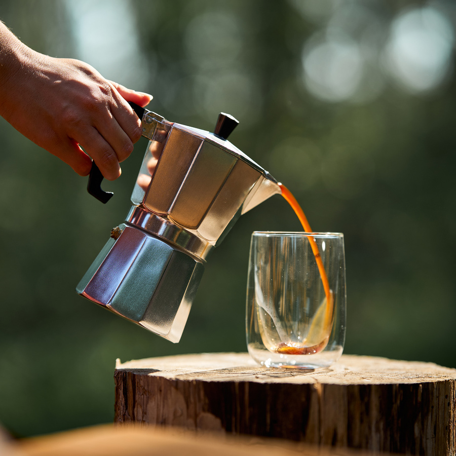 Kawiarka aluminiowa do espresso Florina Grande na 6 filiżanek