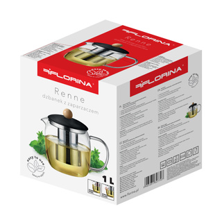 Dzbanek z zaparzaczem Florina Renne 1 l