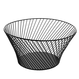 Metalowy kosz na owoce Florina Ben 25,5 x 13 cm czarny