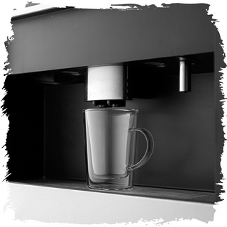 Zestaw szklanek termicznych z uchem Florina Malachit 340 ml, 6 sztuk