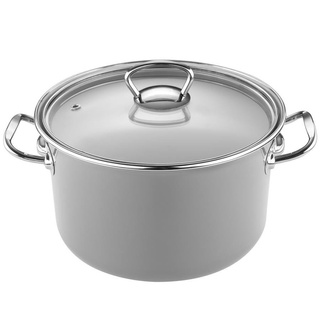 Garnek emaliowany Primario szary 20 cm 3,8 l Emalia Polska Pleszew