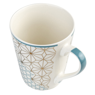 Kubek porcelanowy Florina Milano 310 ml mix wzorów