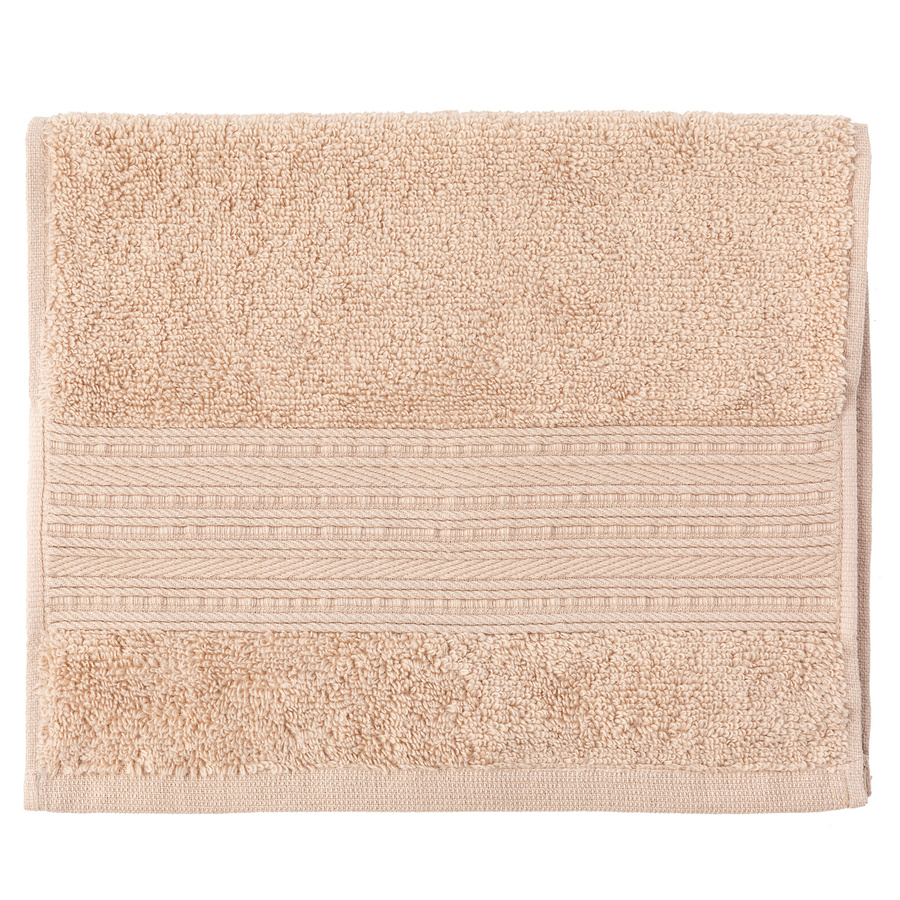 Ręcznik bawełniany Miss Lucy Marco 30x50 cm beżowy