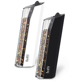 Młynek elektryczny grawitacyjny do mielenia soli lub pieprzu Botti Moler biały