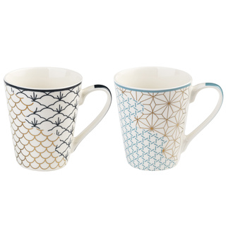 Kubek porcelanowy Florina Milano 310 ml mix wzorów