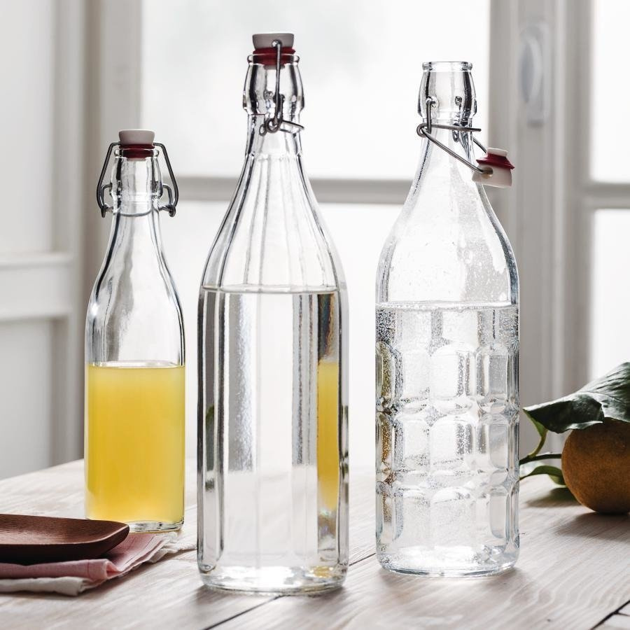 Butelka do oliwy Bormioli Rocco Swing 1 l korek biały