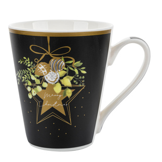 Kubek porcelanowy Florina Victoria Black 310 ml