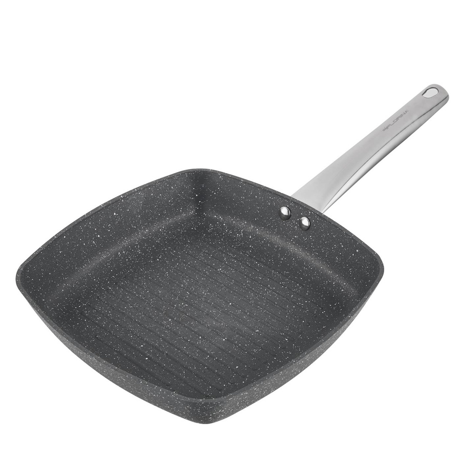 Patelnia aluminiowa grillowa Florina Onyx 24x24 cm