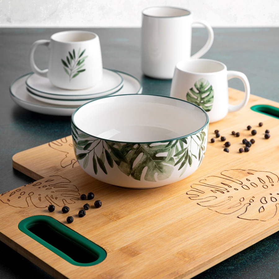 Talerz porcelanowy deserowy Florina Jungle 20 cm