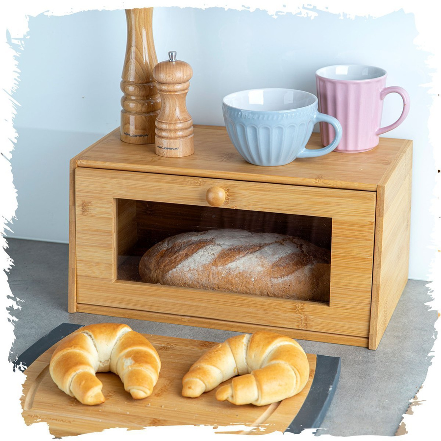 Chlebak bambusowy Florina Gap 38,5 x 22 x 19 cm