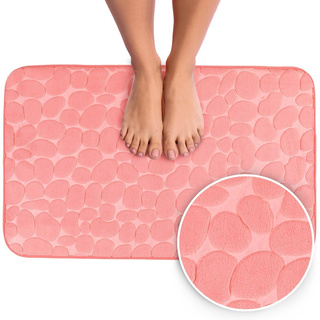 Dywanik łazienkowy Miss Lucy mosaic 50x80 róż