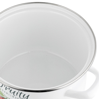 Garnek emaliowany Emalia Polska Pleszew Kalina 20 cm 3,75 l