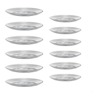Zestaw 12 talerzy szklanych Florina Rimini