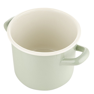 Garnek emaliowany Emalia Polska Pleszew Forte zielony 1,65l