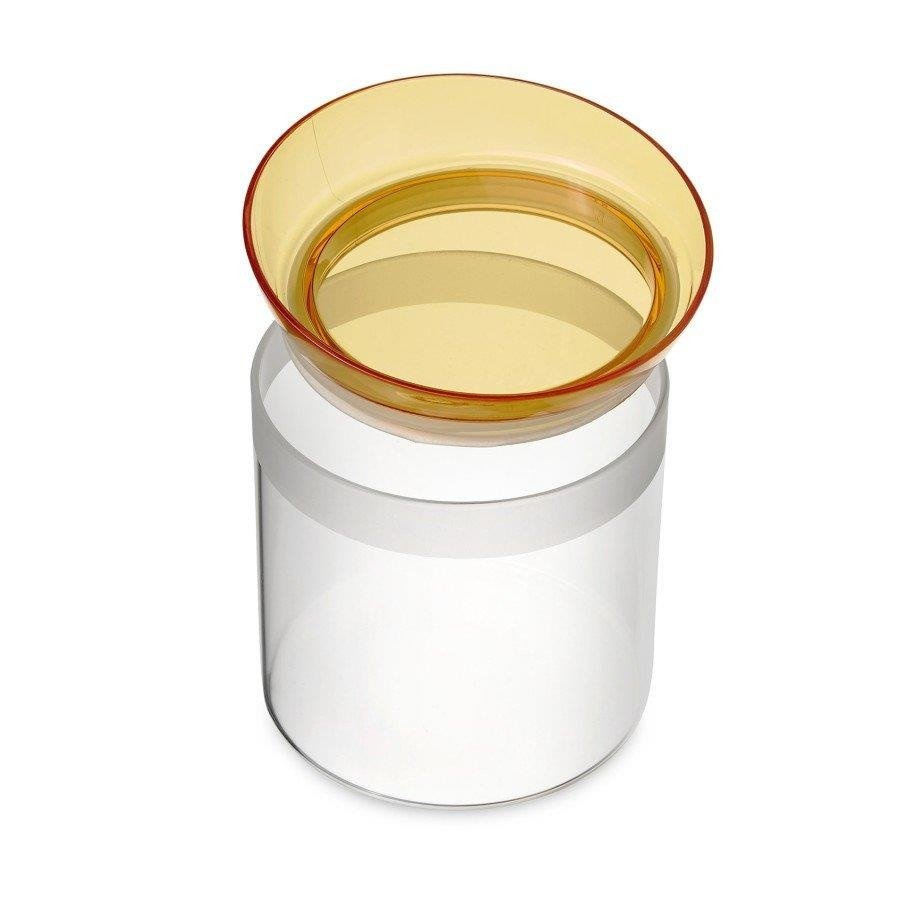 Pojemnik Bormioli Rocco Soffio na artykuły sypkie 650 ml pomarańczowy