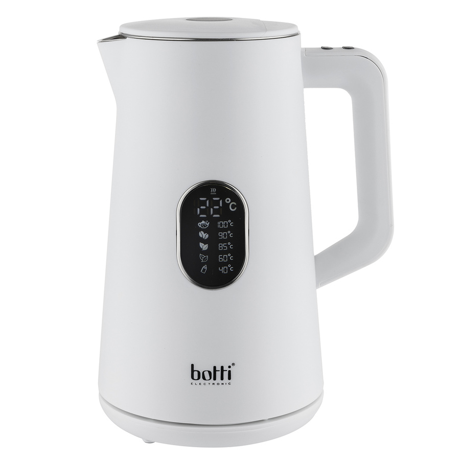 Czajnik elektryczny z regulacją temperatury Botti Electronic Denver 1,5 l biały