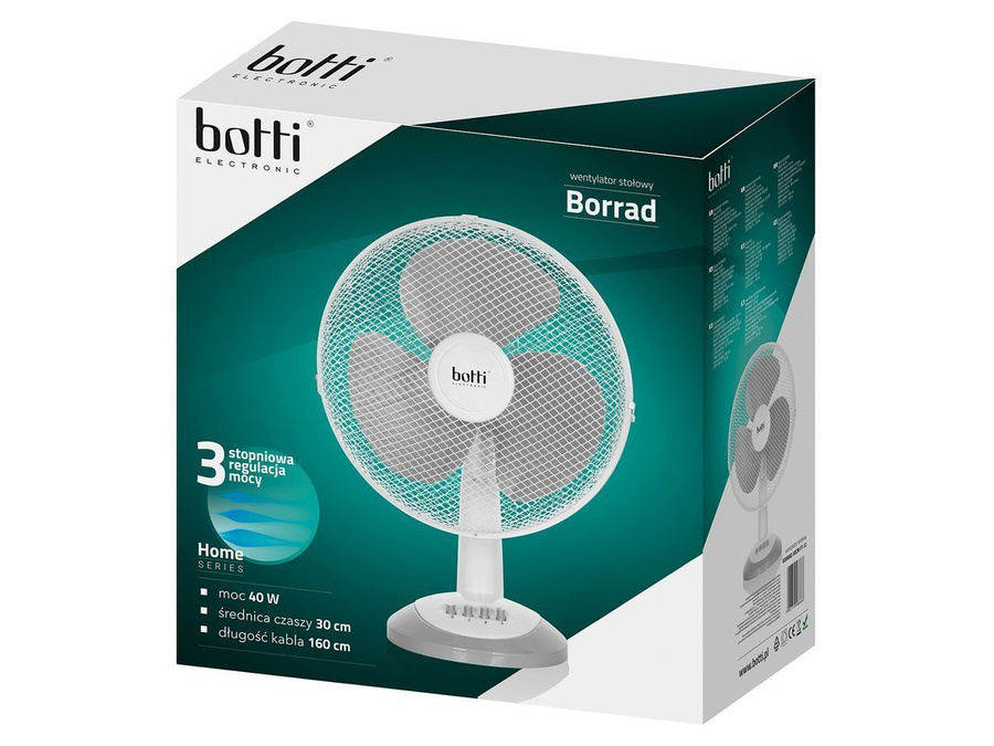 Wentylator stołowy Botti Electronic Borrad 30 cm 40W