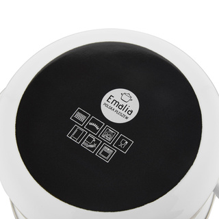 Garnek emaliowany świąteczny Emalia Polska Pleszew Noella 20 cm 4,1 l