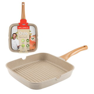 Patelnia aluminiowa grillowa Florina Oslo 28x28 cm