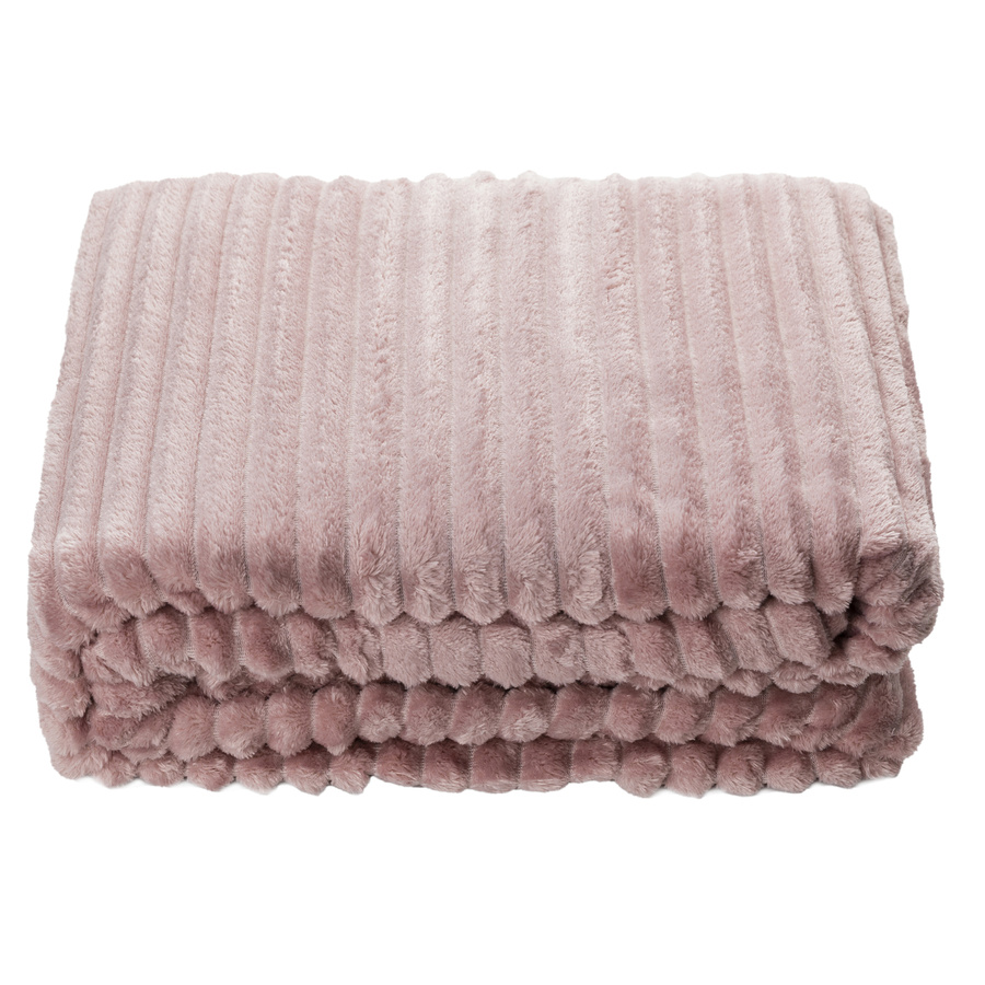 Koc Miss Lucy Campo 160x210 cm pudrowy róż