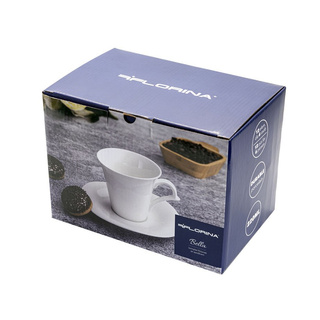 Filiżanki ze spodkiem Bella kpl 6/12 Florina