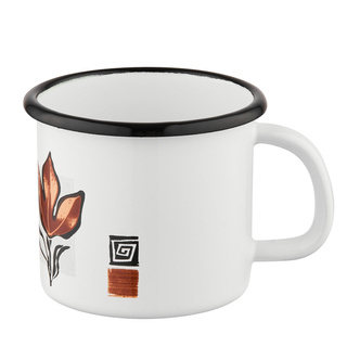 Kubek emaliowany Emalia Polska Pleszew Tulip 9 cm 550 ml