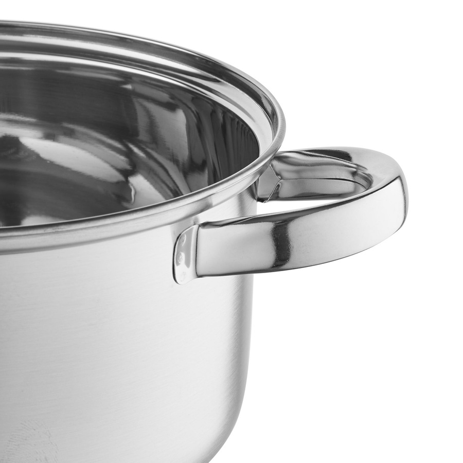 Komplet garnków ze stali nierdzewnej Florina Polpo 8 elementów