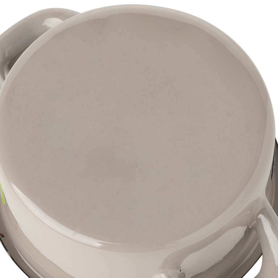 Garnek emaliowany Emalia Polska Pleszew Bruna 12 cm 650 ml