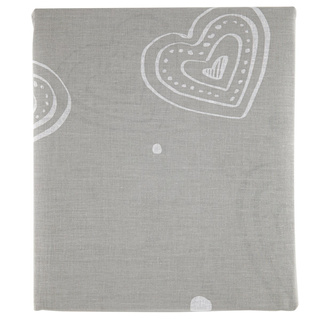 Komplet pościeli Miss Lucy Organic Hearts 220 x 200 cm / 2 x 70 x 80 cm bawełna