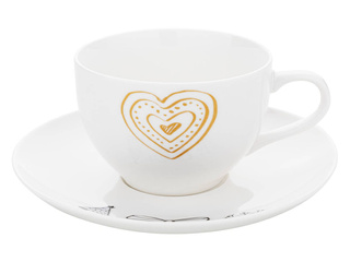 Filiżanka ze spodkiem Christmas motions 240 ml Florina