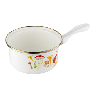 Rondel emaliowany Emalia Polska Pleszew Grzybki 16 cm 1,15 l