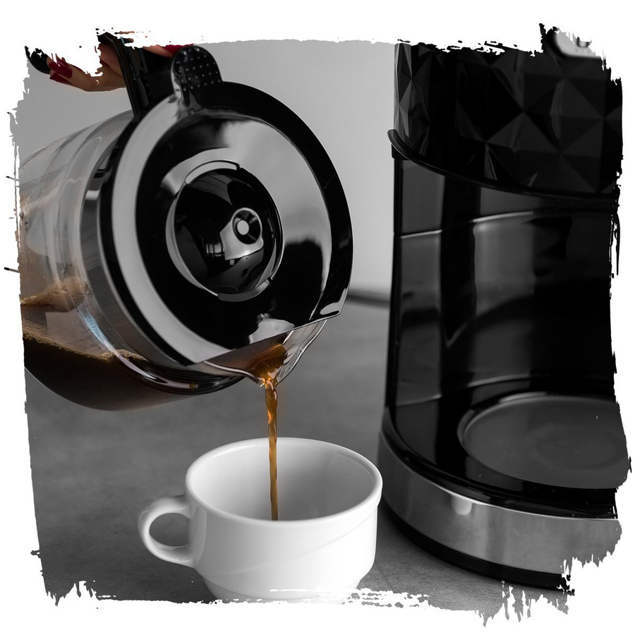 Ekspres do kawy przelewowy Botti Nero czarny 1000 W