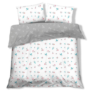 Pościel Miss Lucy Giardino satyna 160 x 200 cm i 2 x 70 x 80 cm Bell Mazzo