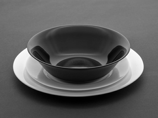 Komplet talerzy ze szkła opalowego Florina Domino 18 elementów