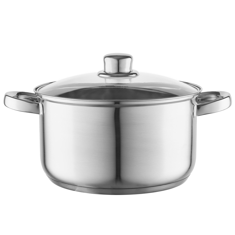 Komplet garnków ze stali nierdzewnej Florina Polpo 8 elementów