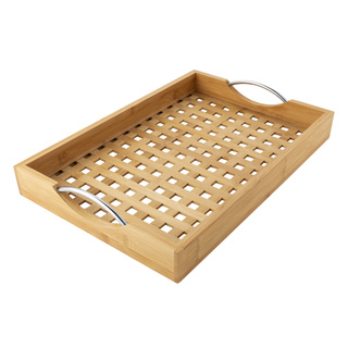 Taca tacka bambusowa do serwowania Florina Bambou prostokątna 43x29x5 cm