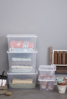 Zestaw 3 pojemników z pokrywą Basic 18l