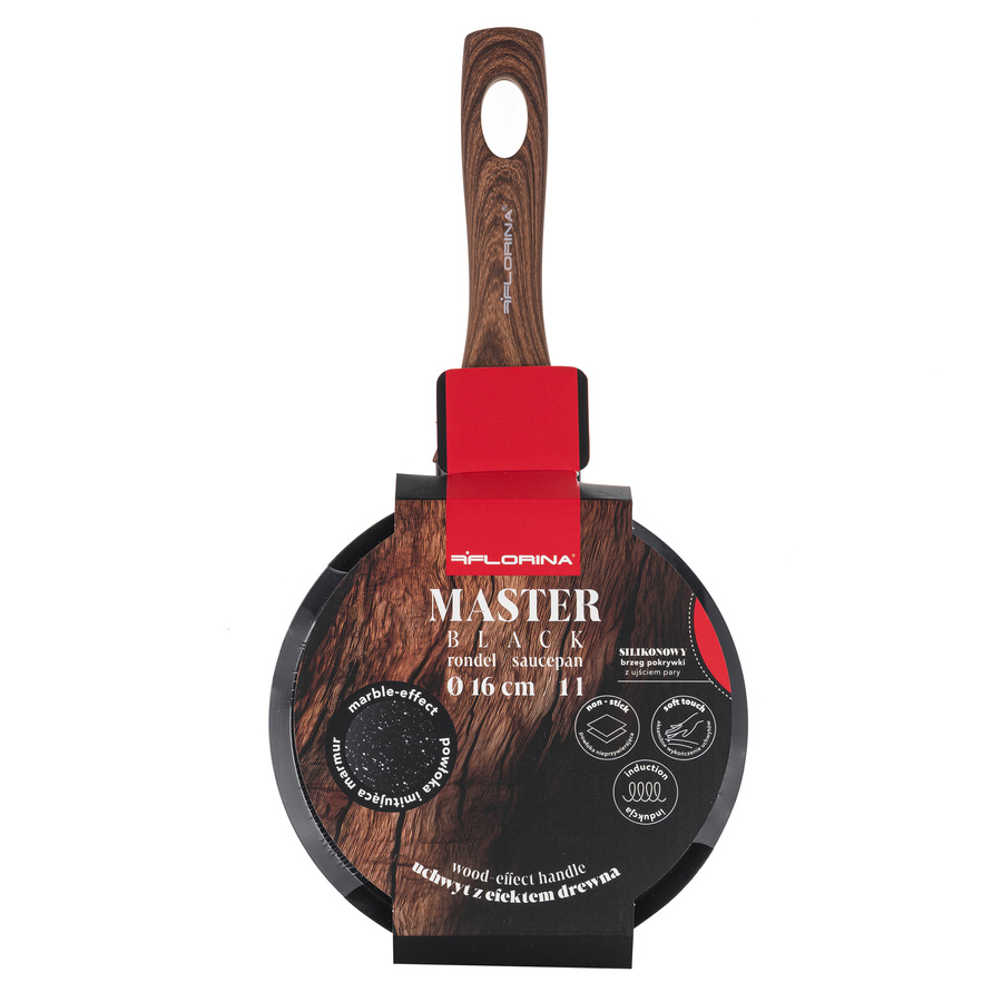 Rondel aluminiowy Florina Master Black 16 cm 1l