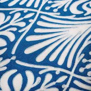 Poduszka Miss Lucy Tribal 43 x 43 cm niebieska