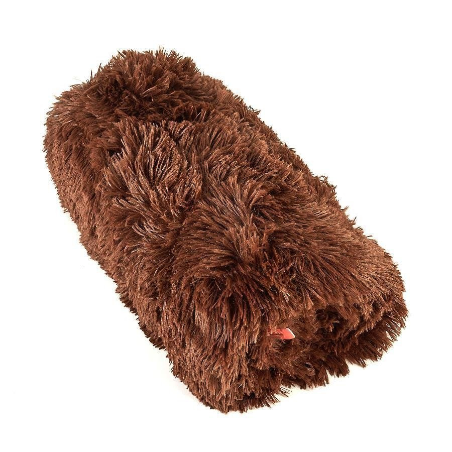 Koc Miss Lucy Futrzak 155 x 210 cm brązowy