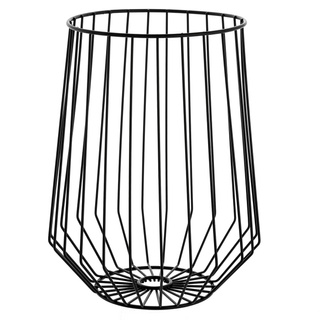 Metalowy kosz na owoce Florina Gruszka 23,5 x 30 cm czarny