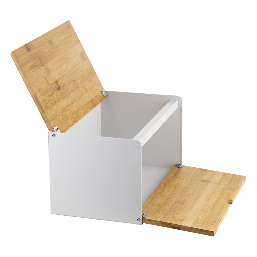 Chlebak Florina Brusto 35,5x21,5x19,5 cm biały