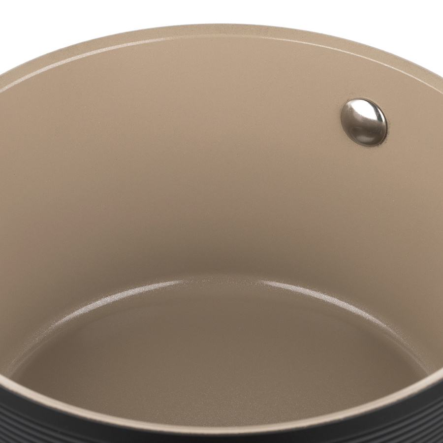 Rondel aluminiowy Carina Black by Mateusz Gessler 16 cm 1l